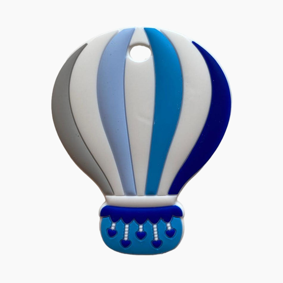 Globo aerostático azul