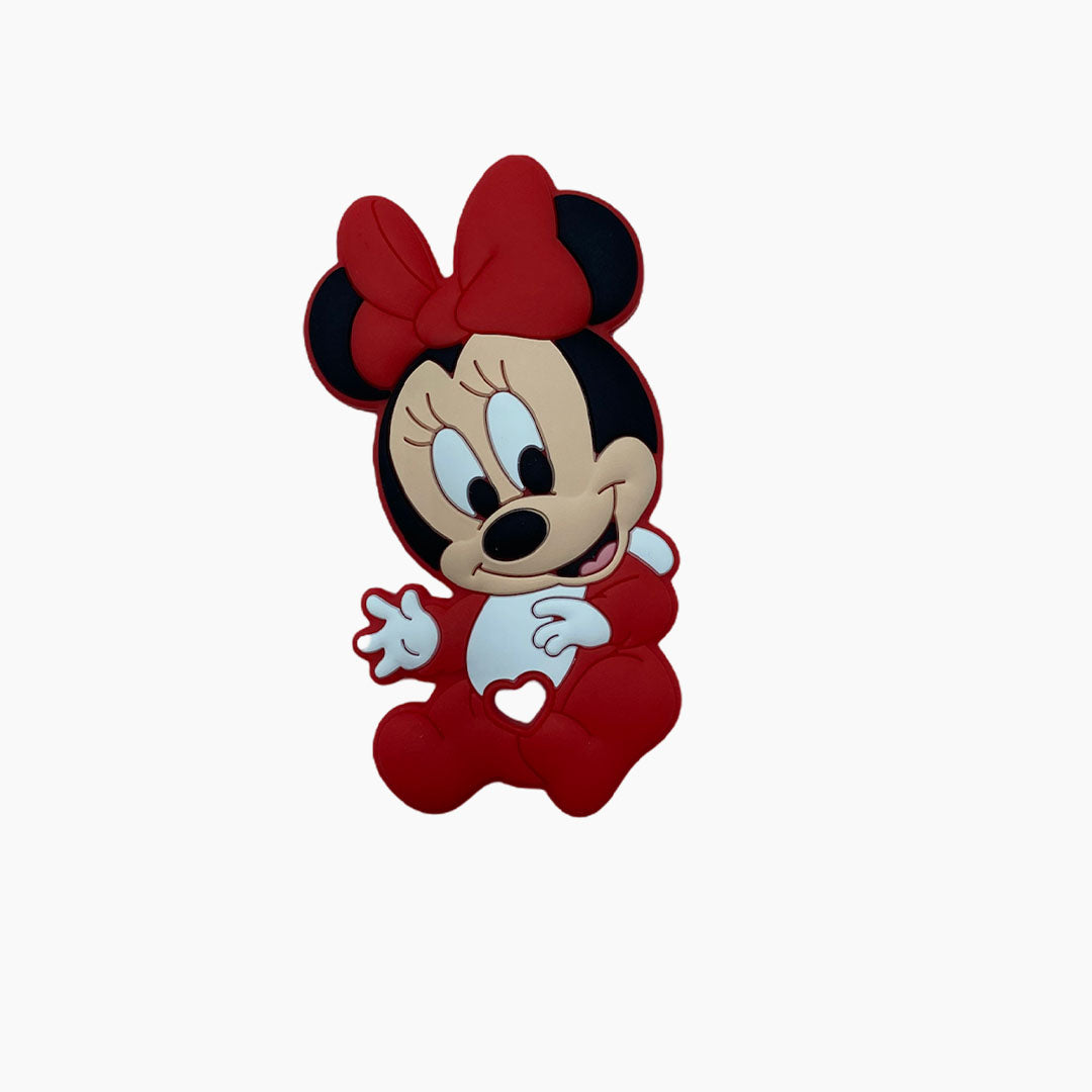 mordedor minnie mouse rojo disney