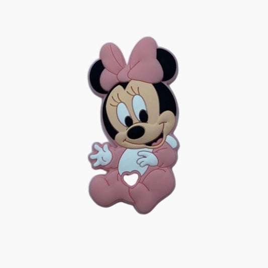 mordedor minnie mouse rosa disney