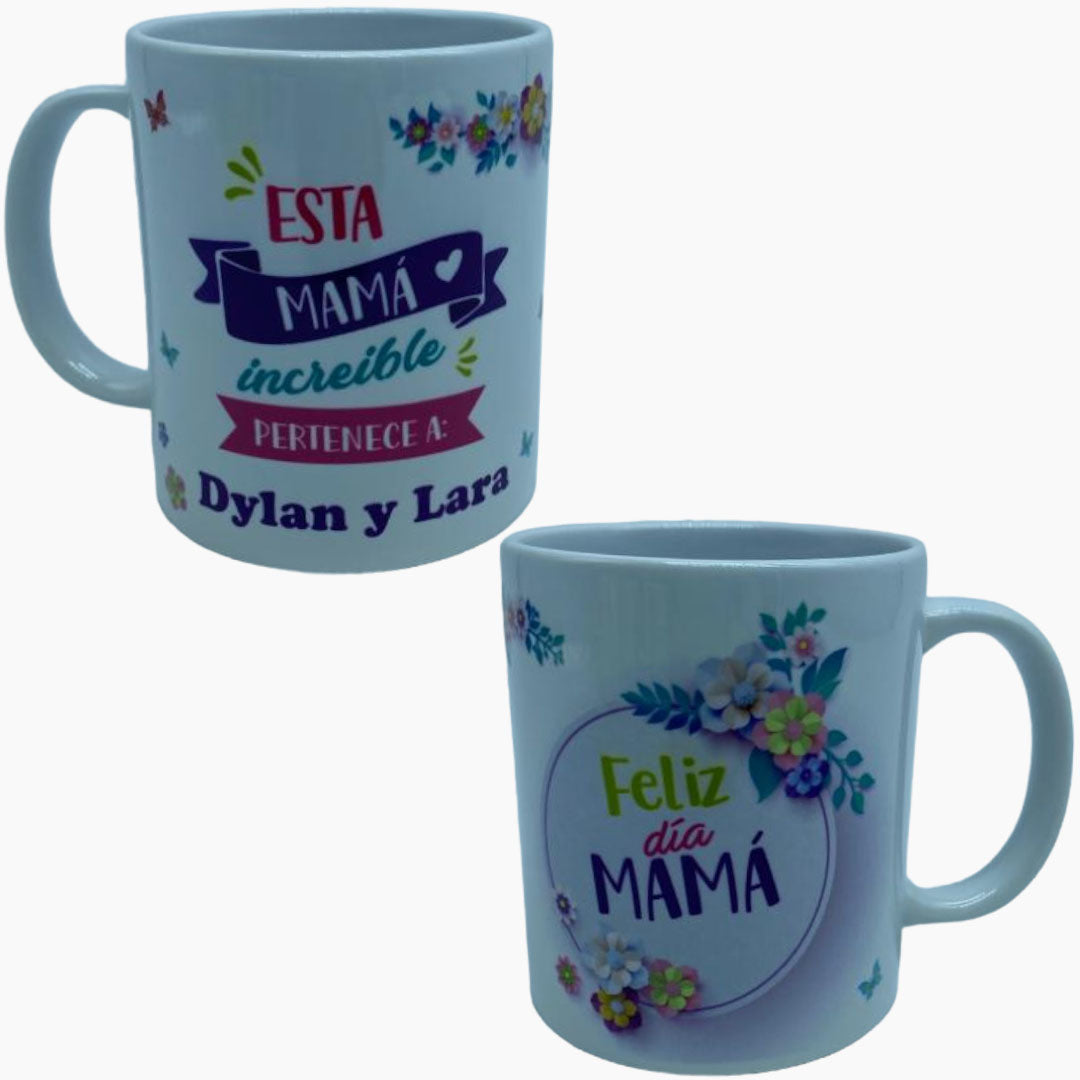 taza día de la madre personalizada con nombres