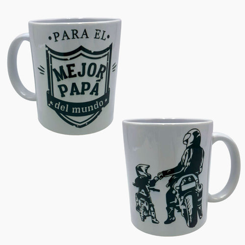 Taza papá motero